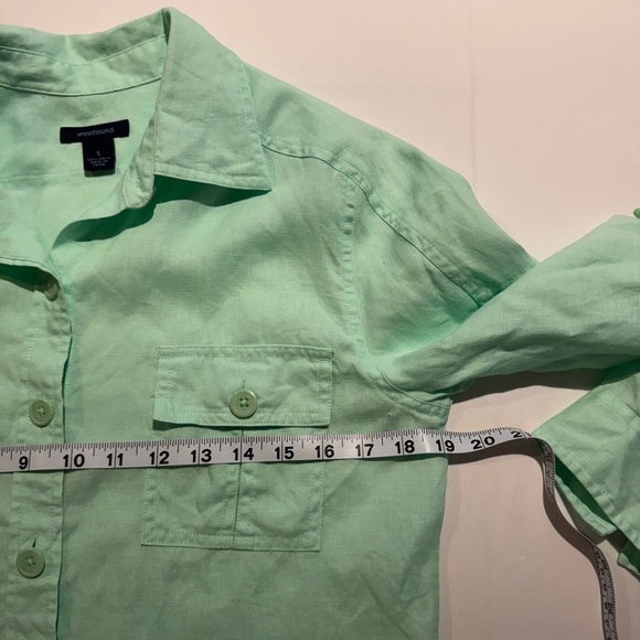 Westbound 100% Linen Button-Up Shirt –Women’s Size Small excellent conditionNWOT - Picture 4 of 5